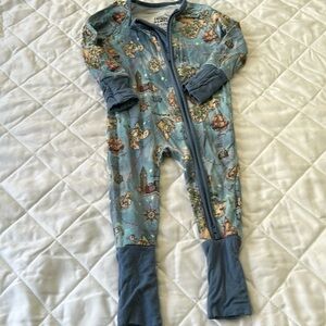 Little Crowns and Capes footed pajamas